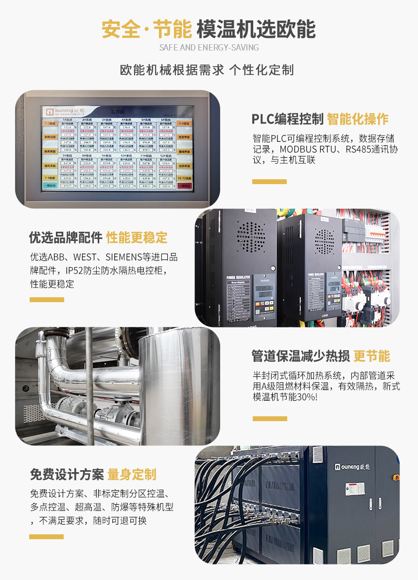 多機一體模溫機產品特點